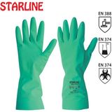 Kimyasal Nitril Eldiven Starline STL-1513-10-10,5 (Large Beden) - Yeşil