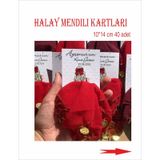 Kına Gecesi Halay Mendili Kartları 40 Adet Mendil Dahil Değildir