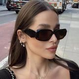 Kinary Klasik Unisex Güneş Gözlüğü Kahverengi Parlak UV400 Koruma 1038 Model