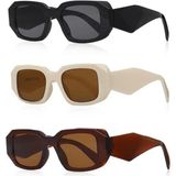 Kinary Unisex Güneş Gözlüğü 3 Lü Set UV400 Polarize Lens ile Çok Renkli Tasarım