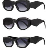 Kinary Unisex Güneş Gözlüğü 3'lü Fırsat Seti 1038/1039/1040 - Siyah