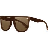 Kinary Uv400 Göz Koruyucu Trend Unisex Güneş Gözlüğü Kahve Model 1020 Kahverengi