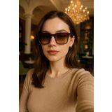 Kinary Uv400 Koruma En Trend Güneş Gözlüğü Kahverengi Parlak 2043