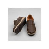 KİNDEP Erkek Ayakkabısı, Hakiki Deri, Klasik Loafer, Kahve, 40 Beden