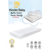 Kinder Baby Betty Yıkanabilir Kılıflı Pamuk Oyun Parkı Yatağı 70*120 Cm