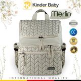 Kinder Baby Merlin Termal Anne Bebek Bakım Çantası - Bej