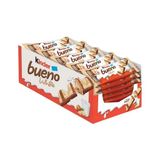 Kinder Bueno White Süt Kreması Dolgulu Kakao Parçacıklı Beyaz Çikolata Kaplı Gofret 39 gr x 30 Adet - 60 gr