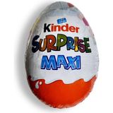 Kinder Surprise Maxi Çikolata 100g Sütlü Lezzetli Şeker İçeriği ile Eğlenceli Hediye - 100 gr