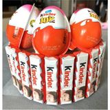 Kinder Sürpriz Chocolate Çikolata Pastası Surprise Chocolate Cake Kinder Joy ve Çikolata Hediye Pasta