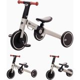 Kinderkraft 4trike 3’ü 1 Arada Üç Tekerlekli Çocuk Bisikleti - Gri