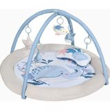 Kinderkraft Cozyplay Bebek Oyun Matı Eğitici ve Yumuşak - Mavi - 92 x 92 cm