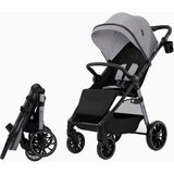 Kinderkraft Grande 2 Bebek Arabası Click&fold Sistem - Gri