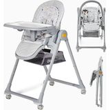 Kinderkraft Lastree 2in1 Çocuk Mama Sandalyesi ve Ana Kucağı - Gri