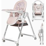 Kinderkraft Lastree 2in1 Çocuk Mama Sandalyesi ve Ana Kucağı - Pembe