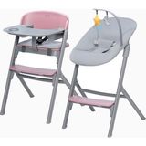 Kinderkraft Lıvy 4in1 Çocuk Mama Sandalyesi ve Ana Kucağı 110 kg Kapasite - Pembe