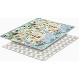 Kinderkraft Matty 2 Çift Taraflı Köpük Oyun Matı 197X147 - 197 x 147 cm - Çok Renkli