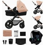Kinderkraft Moov 2 Aır 3in1 Bebek Arabası Mınk Pro Set - Bej