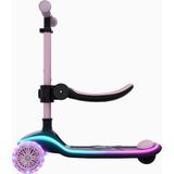 Kinderkraft Raket Up LED 2’si 1 Arada Üç Tekerlekli Çocuk Scooter - Mor