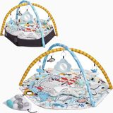 Kinderkraft Smartplay Sea 2in1 Oyun Matı Top Havuzu - 103 x 95 x 55 cm - Çok Renkli