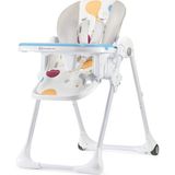 Kinderkraft Yummy Mama Sandalyesi, Katlanabilir, Ayarlanabilir, Çift Tepsili, Ergok (6 Ay - 3 Yaş) - Beyaz