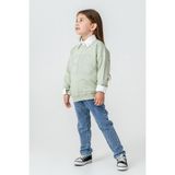 Kinderos Bb Taşlı Sweatshirt Kız Çocuk 3\'lü Takım - 26K 6333 - Yeşil - 2 Yaş