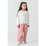 Kinderos Flowers Nakışlı Kız Çocuk 3\'lü Takım - 26K 6355 - Gül Kurusu - 2 Yaş