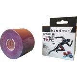 Kindmax Kinesio Sporcu Bandı 5 cm x 5 M Mor