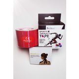 KİNDMAX Kinesiology Tape Ağrı Bandı 5 cm X 5 mt Kırmızı