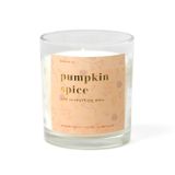 kindnote co. Balkabağı Baharat Mumu - 8oz Soya Sonbahar Kokulu Mum, Kabak Mumları Kokulu - Tarçın Mum, Vanilya Fasulye Mum, Kabak Baharatı, Sedir Ağacı - Premium Tasarım, Çevre Dostu, 40+ Saat Yanma Süresi