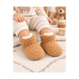 kindo baby baby&kıds Bebek & Çocuk Kaydırmaz Tabanlı Ev Botu / Panduf / Kışlık Peluş Bot
