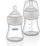 Kindy Biberon 150 ml 0-6 Ay (Yavaş Akış) - Taş Gri