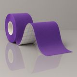 Kinesio Sport Tape -Kinezyo Bant - Sporcu Bandı - 5CMX5M (Yüz-Vücut Uygun) - Rehabilitasyon Bandı - Mor - 0