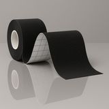 Kinesio Sport Tape -Kinezyo Bant - Sporcu Bandı - 5CMX5M (Yüz-Vücut Uygun) - Rehabilitasyon Bandı - Siyah - 0