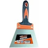 Kinetex KTX-2162 Kauçuk Saplı Çelik Boyacı Spatulası, Çok renkli (asorti), 140mm, Profesyonel Boya Uygulama Aleti