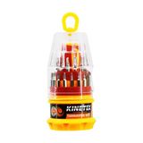 Kinetex Ktx-2686 31 Parça Yumurta Model Kutulu Telefon Tornavida Bits Uç Seti- 20'Li Paket