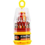 Kinetex KTX-2686 Telefon ve Tornavida Bits Uç Seti 31 Adet 31in1 30 Adet Uç + 1-T.vida Sapı - 20'li Paket