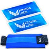 Kinetic Labs tarafından Ekstra Jel Paketli Yeniden Kullanılabilir Buz Paketi Sargısı - Kayışlı Yaralanmalar için Sıcak Soğuk Buz Paketi (Ekstra Jel Paketi ile Büyük)