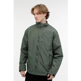 Kinetix 3W ML Eddy Haki Erkek Slim Fit Mevsimlik COAT Mont