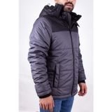 Kinetix Arny Coat Koyu Gri Günlük Kapüşonlu Şişme Erkek Mont