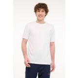 Kinetix Beyaz Erkek Kısa Kol T-Shirt MB PES C 11SN225 5FX