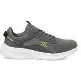 Kinetix FOSTER TX 5FX Gri Erkek Koşu Ayakkabısı Hafif ve Esnek Düz Taban ile Spor ve Günlük Kombin - Gri - Beyaz