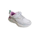 KİNETİX Kız Çocuk Siyah Beyaz Çırtlı Comfort Rahat Taban Sneaker Spor Ayakkabı