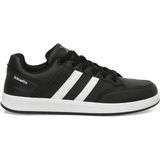 Kinetix Kort Pu 5fx Siyah Erkek Sneakers Düz Taban Tekstil Malzeme ile Günlük Kullanıma Uygun - Siyah - Beyaz