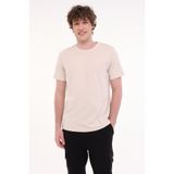 Kinetix MB CZ JK 11BS101 5FX Bej Erkek Kısa Kol T-Shirt