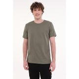 Kinetix MB CZ JK 11BS101 5FX Haki Erkek Kısa Kol T-Shirt - 2XL