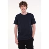 Kinetix MB CZ JK 11BS101 5FX Lacivert Erkek Kısa Kol T-Shirt - XL