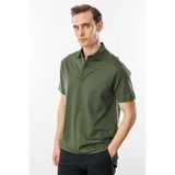 Kinetix MB PAM 12SN328 6FX Haki Erkek Polo Yaka Kısa Kol T-Shirt