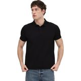 Kinetix MB Pam 12SN328 Siyah Erkek Polo Yaka Kısa Kol T-Shirt - 2XL