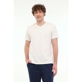 Kinetix MB Pam V 11SN221 5fx Beyaz Erkek Kısa Kol T-Shirt - 2XL