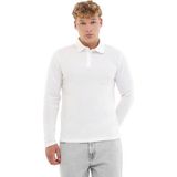 Kinetix MB SN329 Ukol Polo 5pr Beyaz Erkek Uzun Kol T-Shirt - 2XL